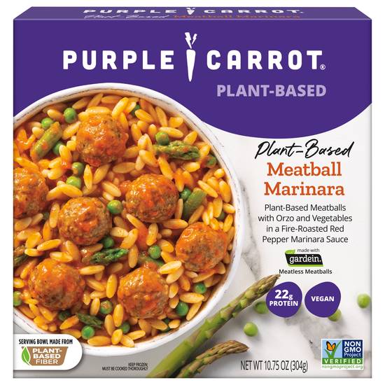 Purple Carrot Gardein Plant-Based Meatball Frozen Meal (marinara)