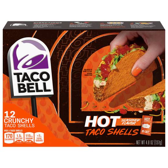 Taco Bell Crunchy Shells (Hot Seasoned)