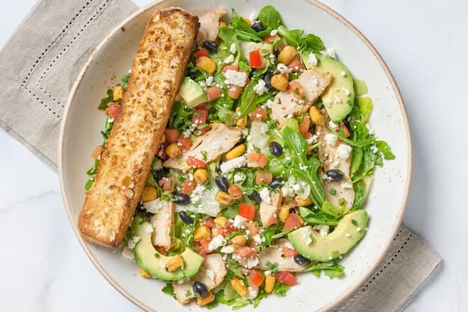 Chicken Avocado Chop Salad