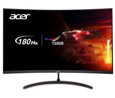 Acer Nitro Curved Premium Lcd Gaming Monitor, 31.5 in, Black