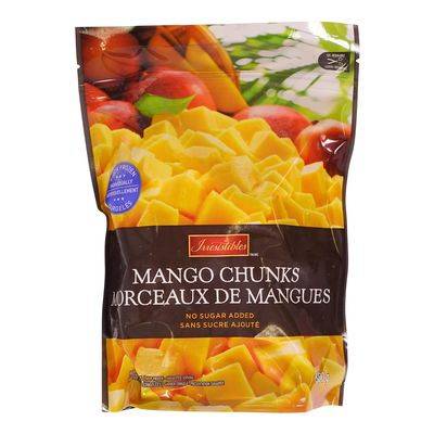 Irresistibles morceaux de mangues surgelés (600 g) - frozen mango chunks (600 g)