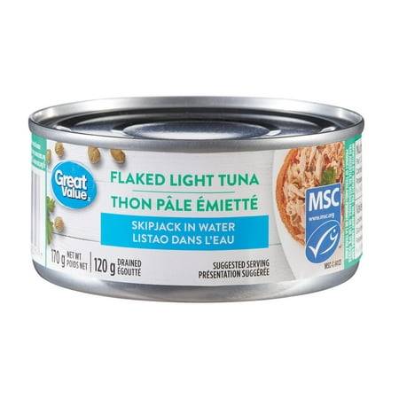 Great value thon pâle émiétté great value (170 g) - flaked light tuna (170 g)
