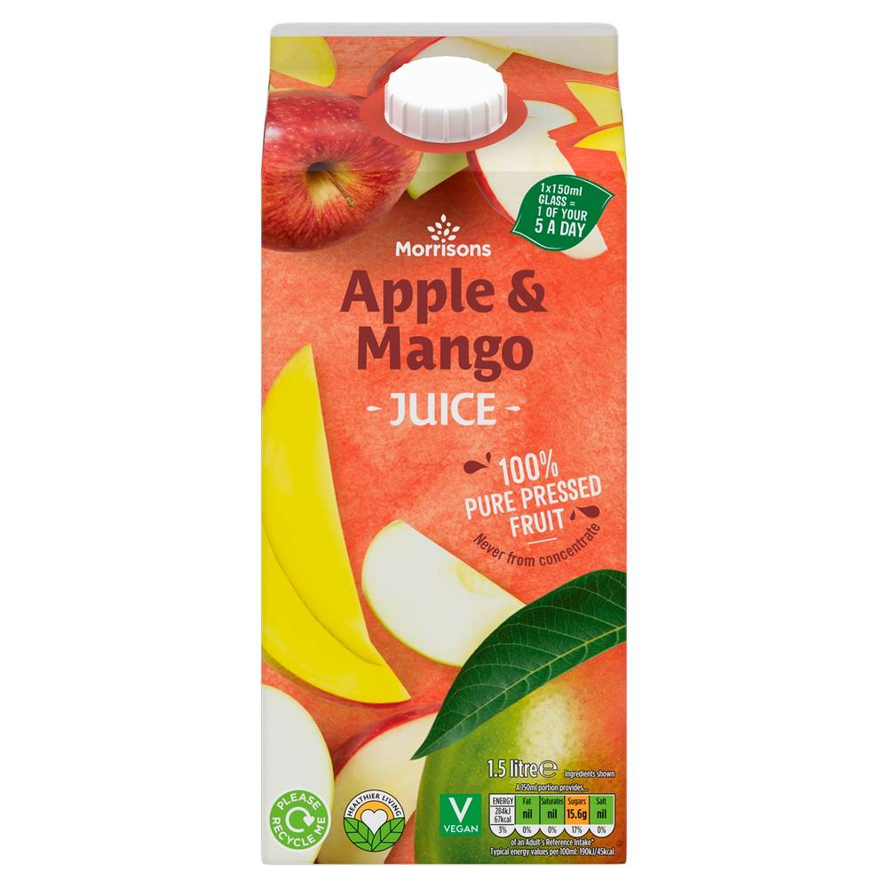 Morrisons Apple & Mango Juice (1.5L)