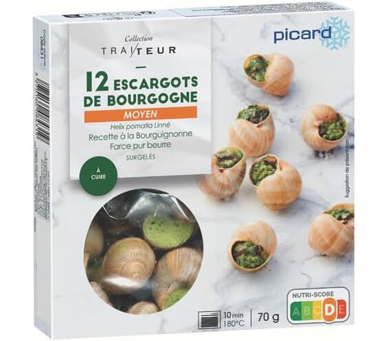 12 escargots moyens