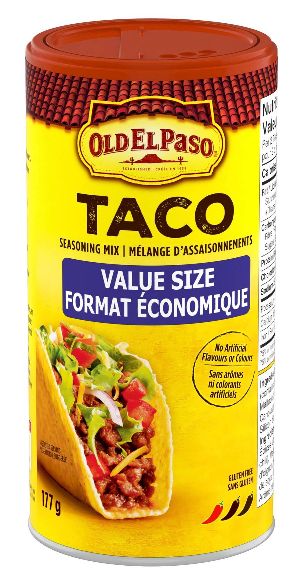 Old el paso  assaisonnement (177 g) - taco seasoning original mix (177 g)