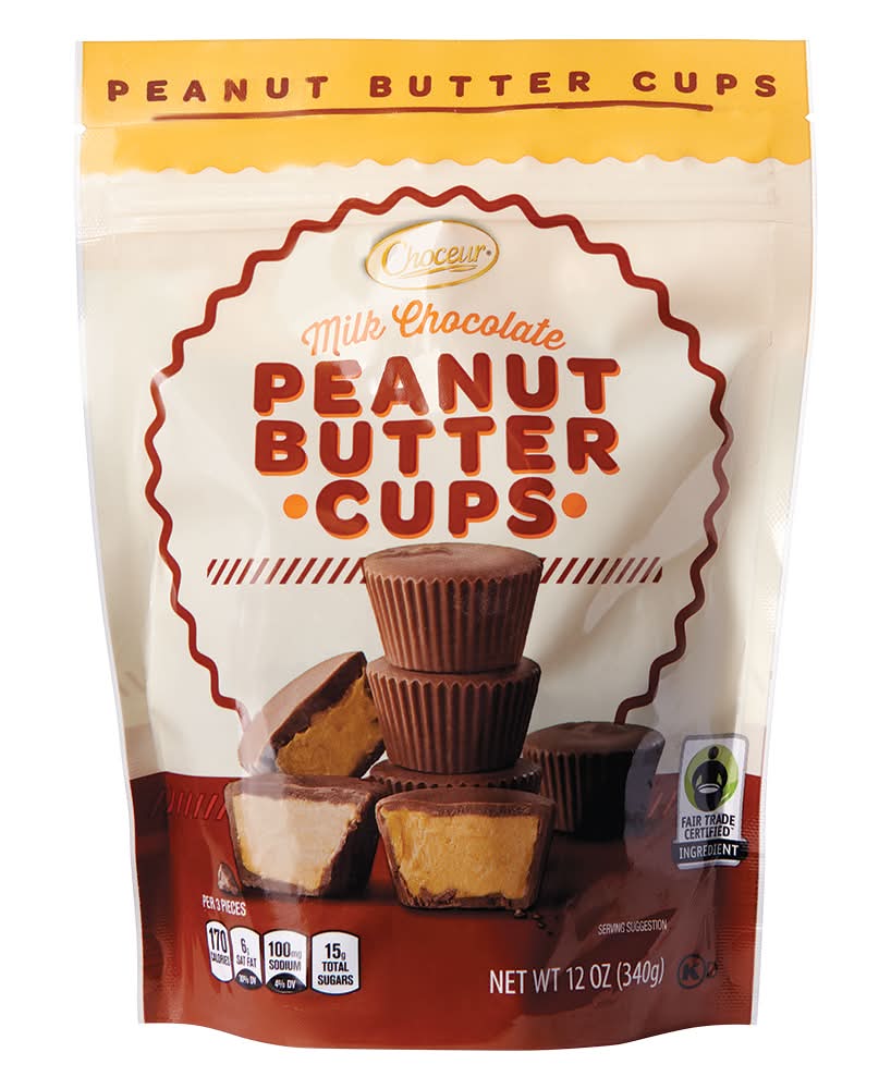 Choceur Peanut Butter Cups, Milk Chocolate (12 oz)