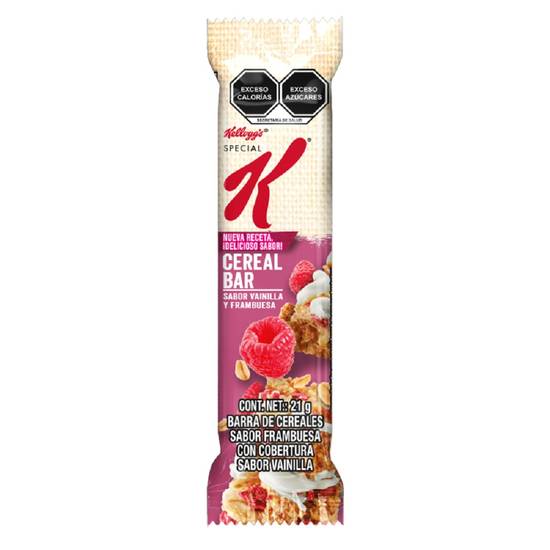 Special k barra de cereal sabor vainilla frambuesa (sobre 21 g)