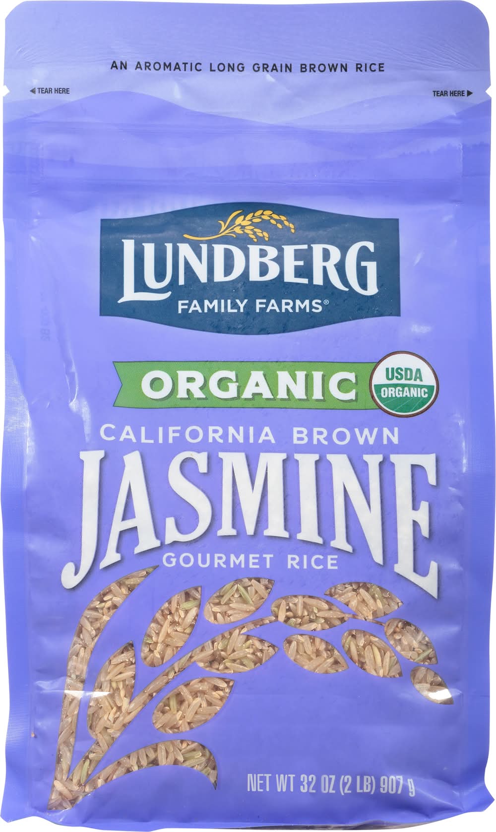 Lundberg Organic California Brown Jasmine Gourmet Rice (32 oz)