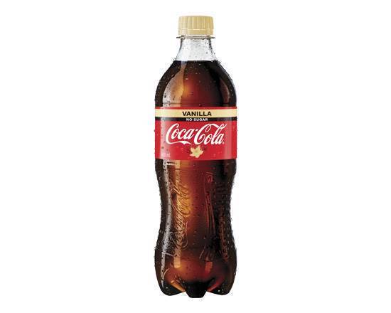 Vanilla Coke No Sugar 600ml