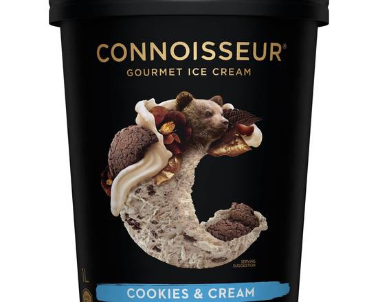 Connoisseur Cookies & Cream Ice Cream 1L