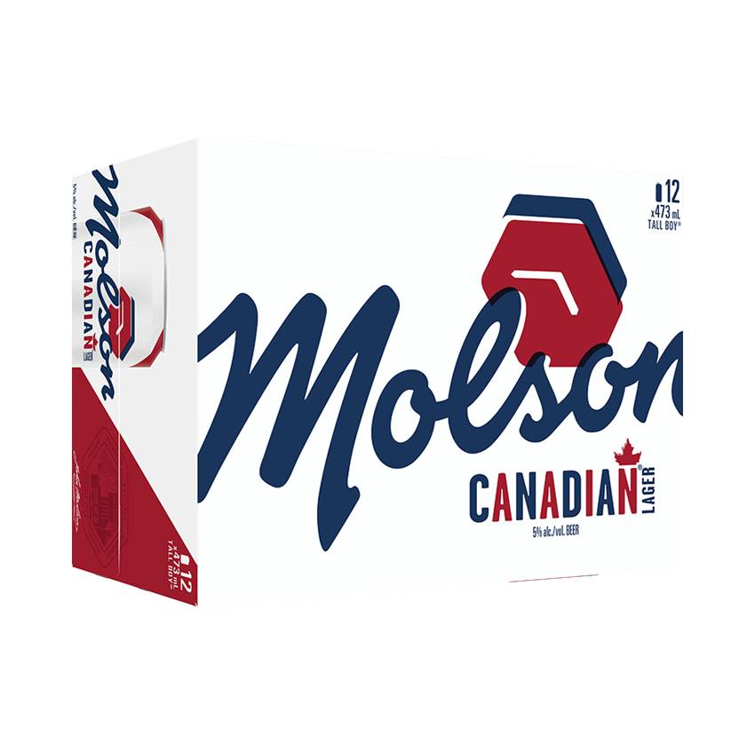 Molson Canadian (12 Cans, 473ml)