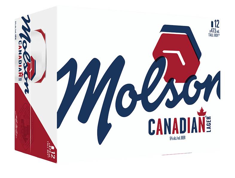Molson Canadian (12 Cans, 473ml)