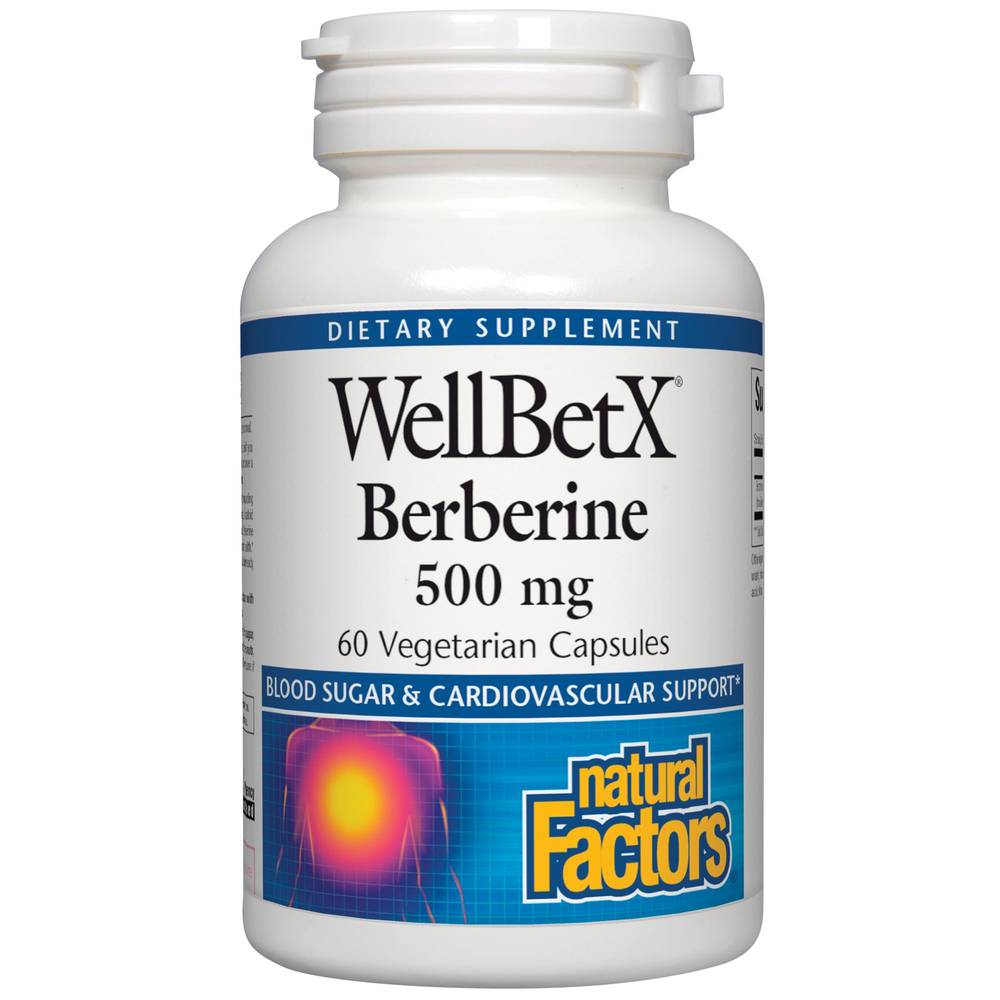 Wellbetx Berberine 500 Mg (60 Vegetarian Capsules)