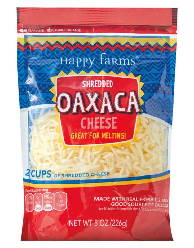 Happy Farms Shredded Oaxaca Cheese (8 oz)