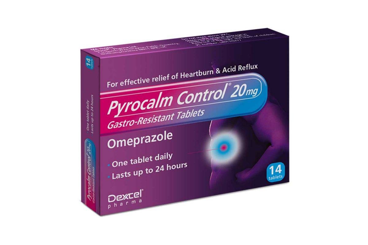 Pyrocalm Control 20mg Gastro-Resistant Tablets - 14 Tablets