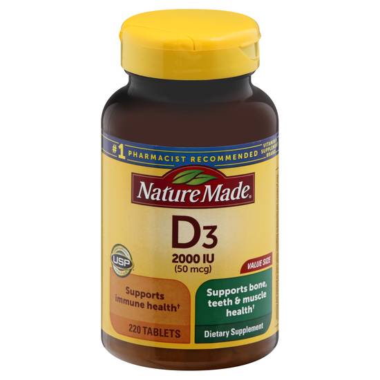 Nature Made Vitamin D3 50 Mcg
