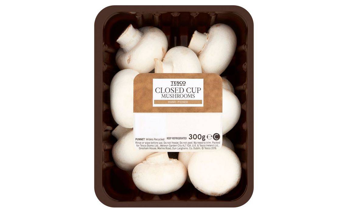 Tesco Closed Cup Mushrooms 300g (392658)