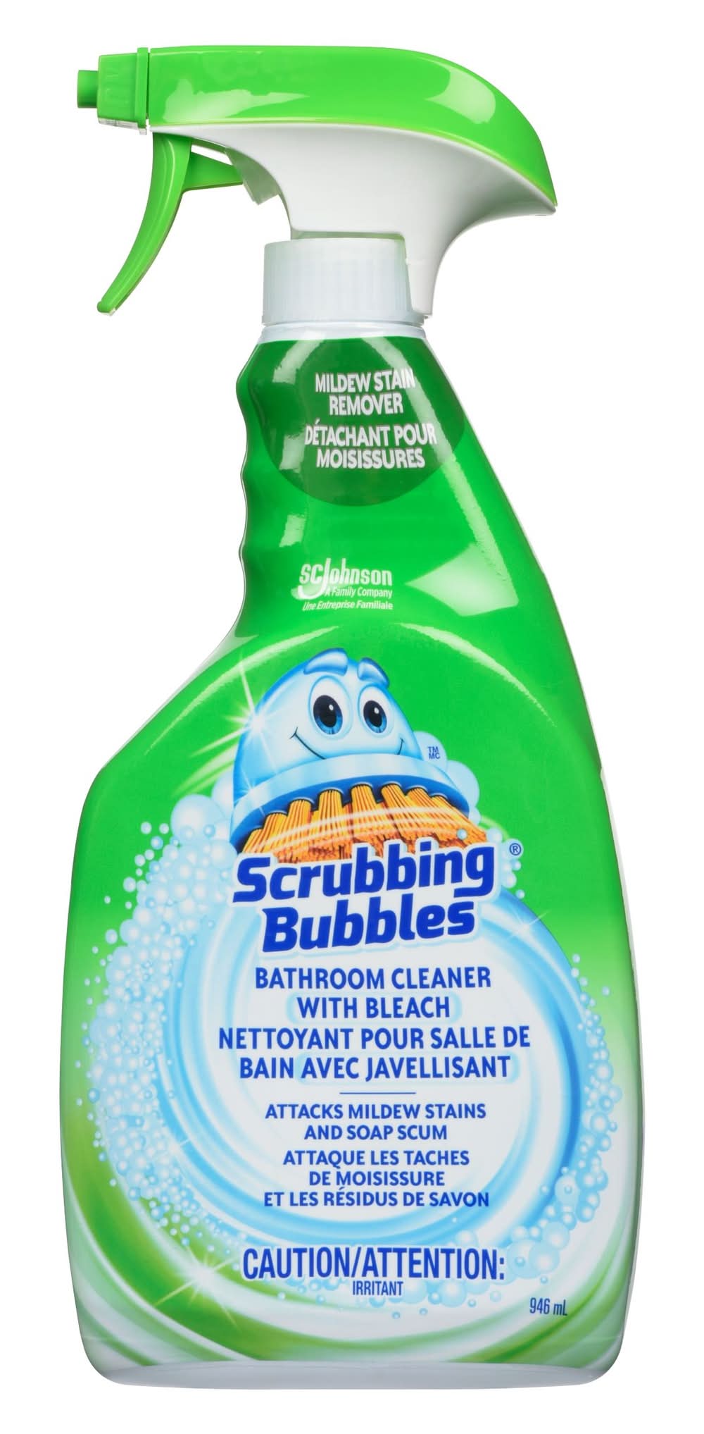 Scrubbing Bubbles Bathroom Cleaner With Bleach Mildew Stain Remover (946 ml)