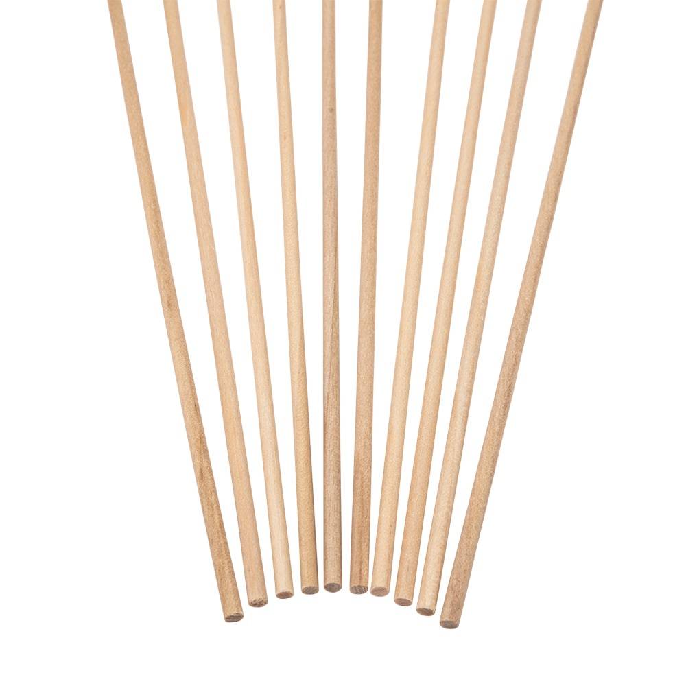 Madison Mill 0.125-in dia x 48-in L Round Poplar Dowel (10-Pack) | 436800