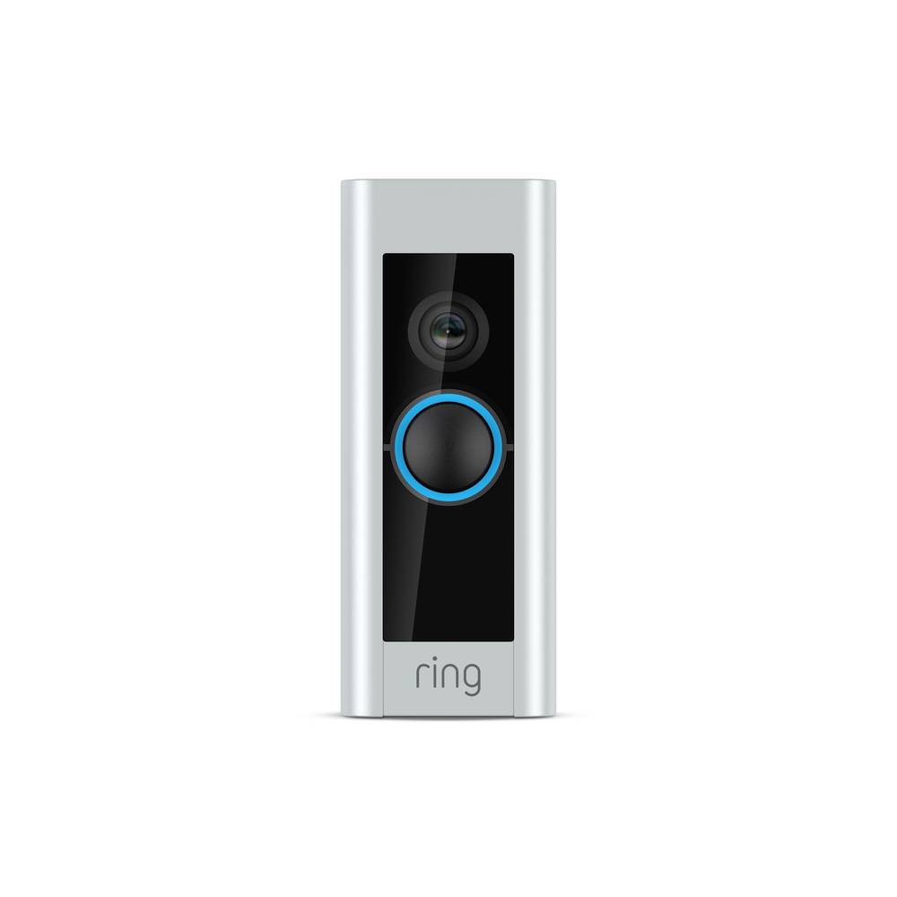 Ring Wired Doorbell Plus - Smart WiFi Video Doorbell Camera with Color Video Previews, Night Vision and Quick Replies | B08M125RNW