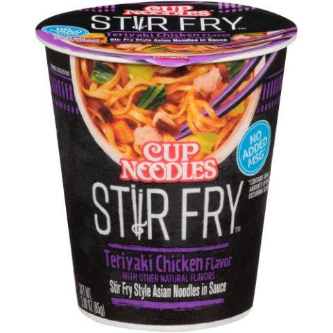 Cup Noodles Stir Fry Teriyaki Chicken 3oz