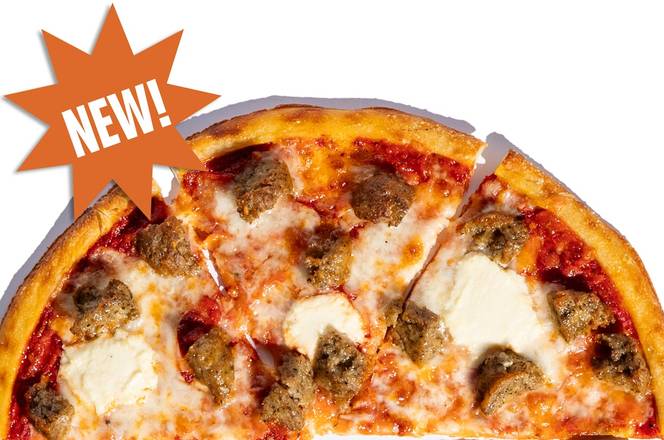 Meatball Pie Half 11-inch Pizza + choice of side