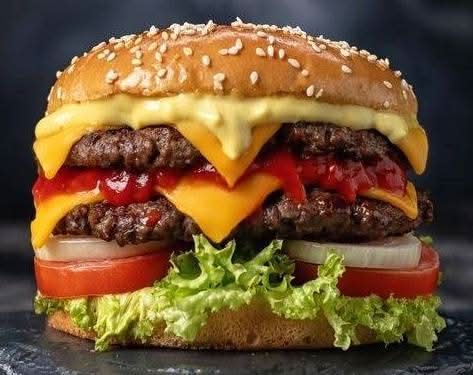 Old School 1980 Burger