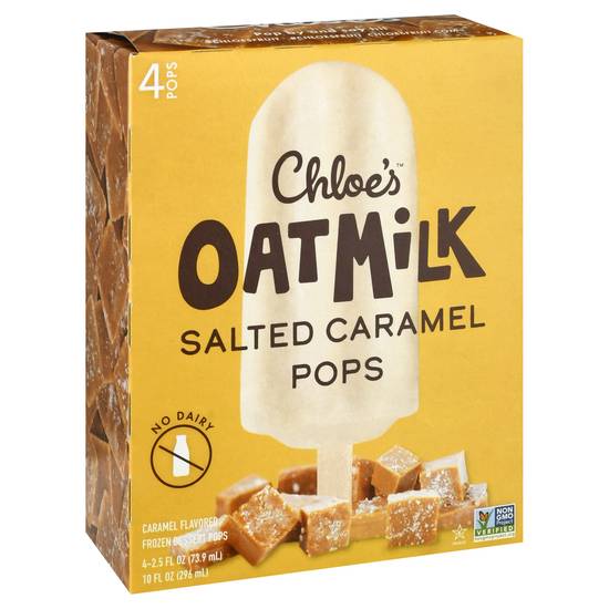 Chloe's Oat Milk Salted Caramel Frozen Pops (4 ct)