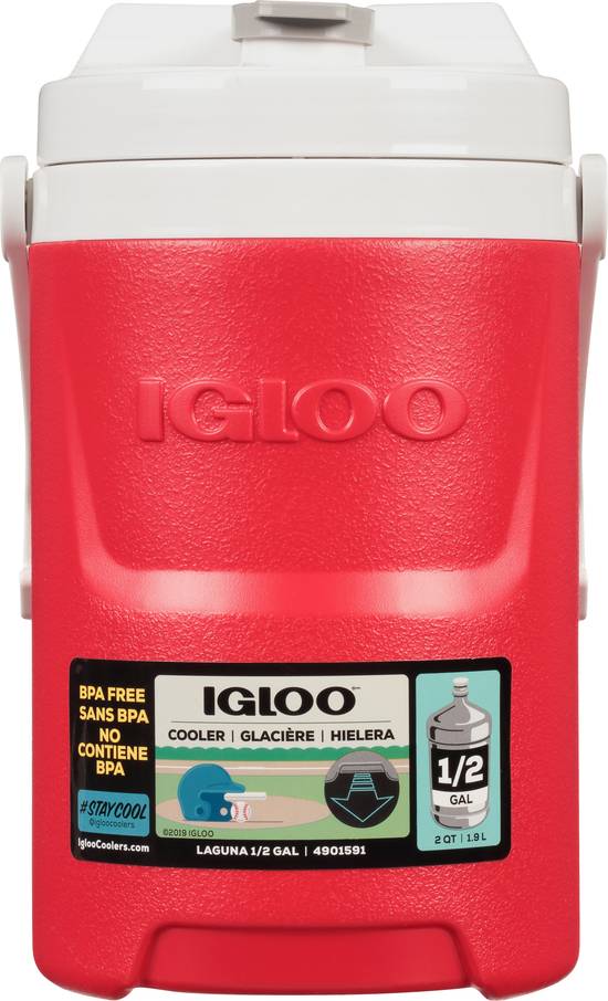 Igloo Red Laguna 1/2 Gallon Cooler Bpa-Free (1 ct)