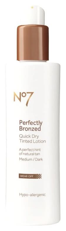 No7 Perfectly Bronzed Self Tan Quick Dry Tinted Lotion Medium/Dark