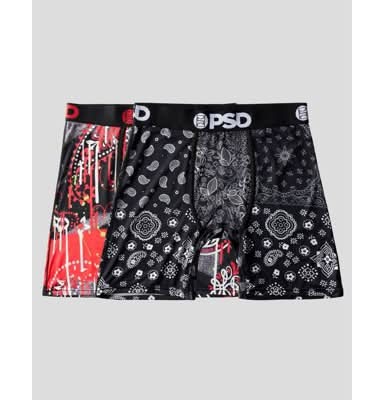PSD Men's Paisley Print Briefs - Neon M