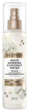Beloved Womens Body Mist, White Gardenia-Coconut Water (8 fl oz)