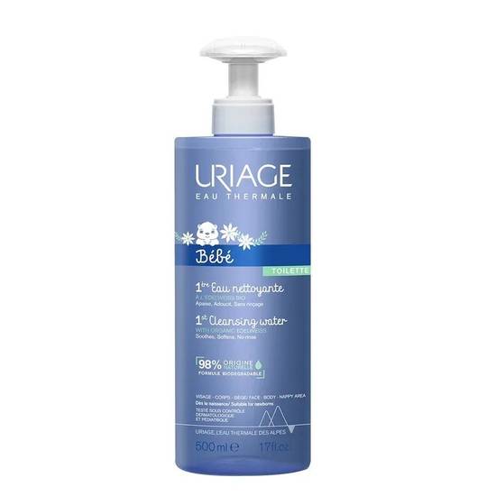 Agua limpiadora para bebé, 500 ml, Uriage - Uriage