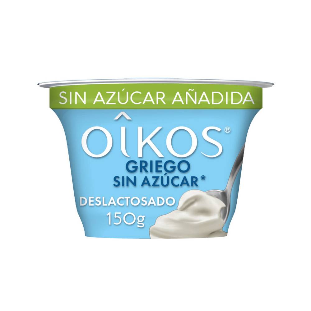 Oikos · Yogurt griego sin azúcar deslactosado (150 g)