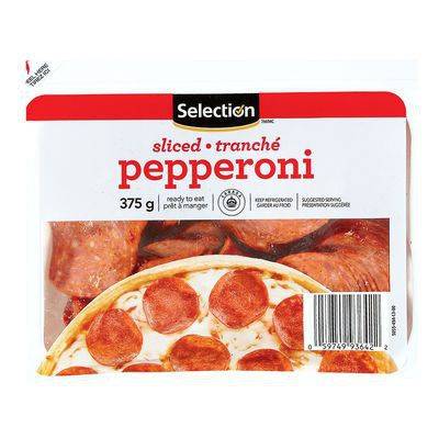 Selection tranches de pepperoni (375 g) - pepperoni slices (375 g)