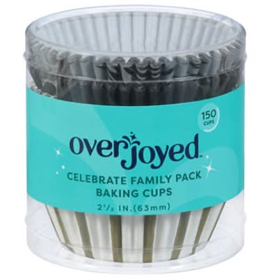 Overjoyed Celebrate Family pack Baking Cups, 2 1/2 in (150 ct)