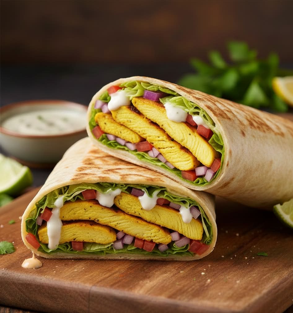 Tortillas chicken curry