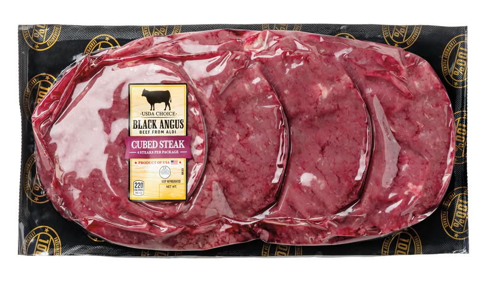 Black Angus Beef Cubed Steak