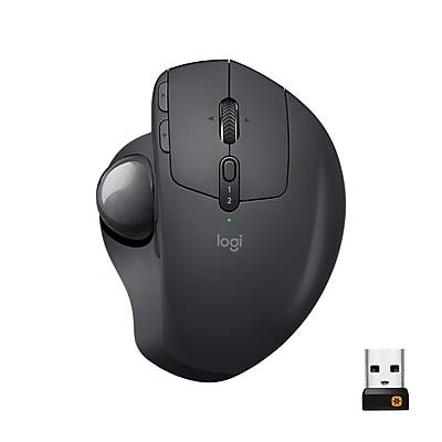 Logitech Mx Ergo Plus Advanced Wireless Trackball Mouse, Black, 910-005178
