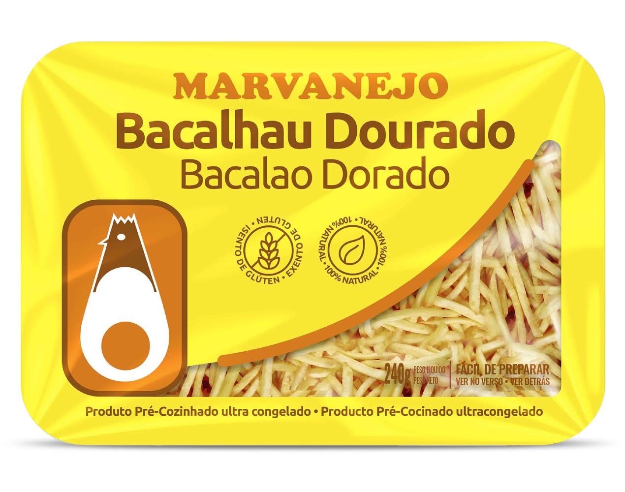 Bacalao Dorado Marvanejo Bandeja 240 G