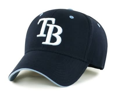 MLB Tampa Bay Rays Moneymaker Snap Hat: Adjustable Cotton Baseball Cap