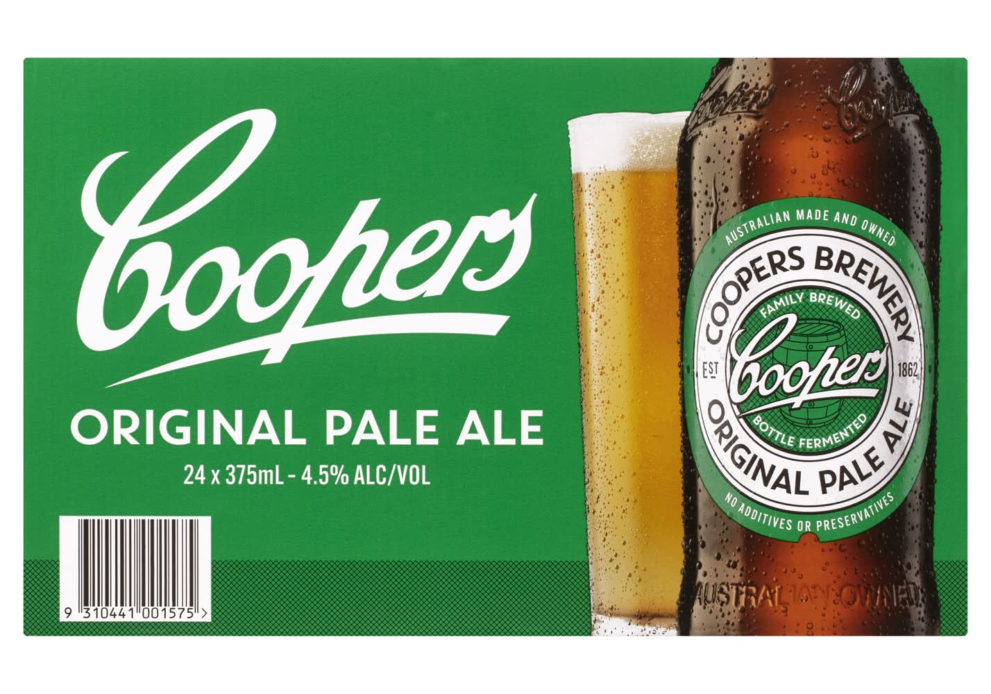 Coopers Original Pale Ale Beer (24 x 375mL)