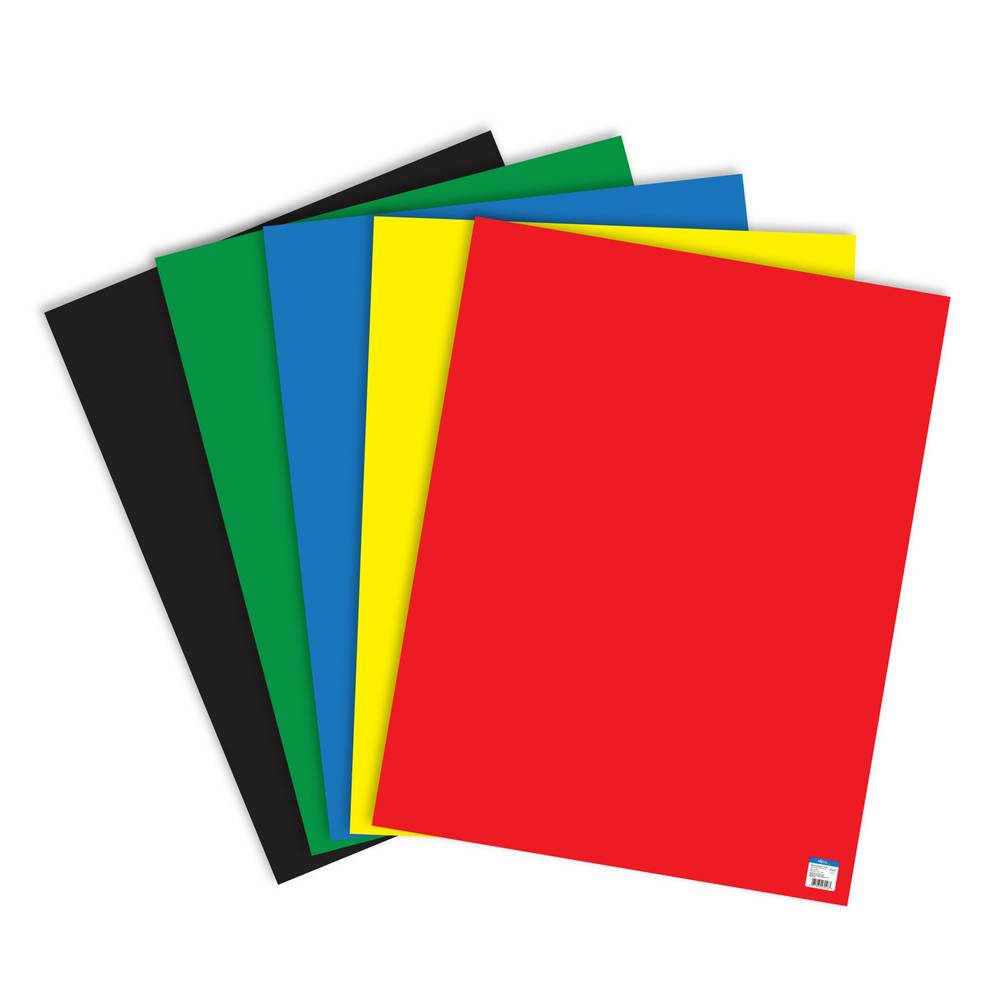 Royal Brites Premium Heavyweight Poster Board, 22"x28", Assorted Colors