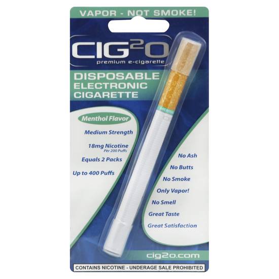 Cig2o Premium E Cigarette Delivery Near You Uber Eats