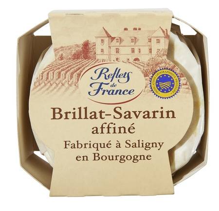 Fromage Brillat-Savarin Affiné IGP REFLETS DE FRANCE - le fromage de 200g