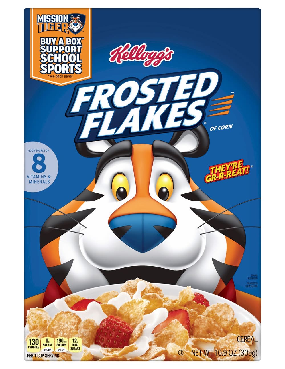 Frosted Flakes Original Cold Breakfast Cereal (10.9 oz)