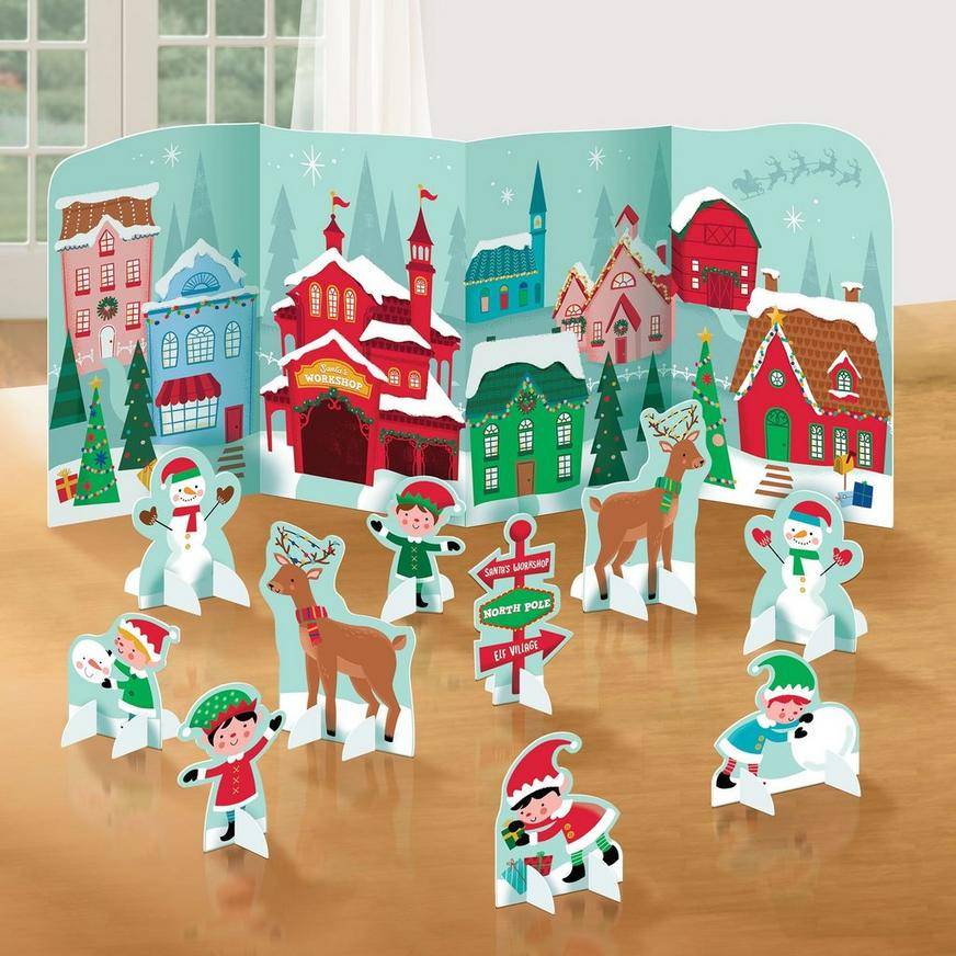 North Pole Table Decorating Kit, 11pc