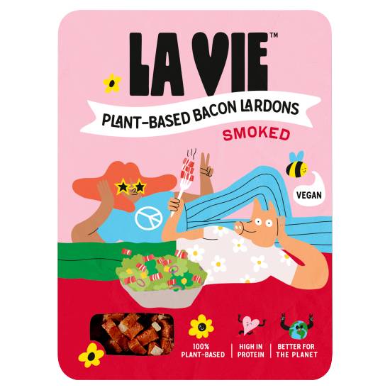 La Vie Smoked Plant-Based Bacon Lardons (2 ct)