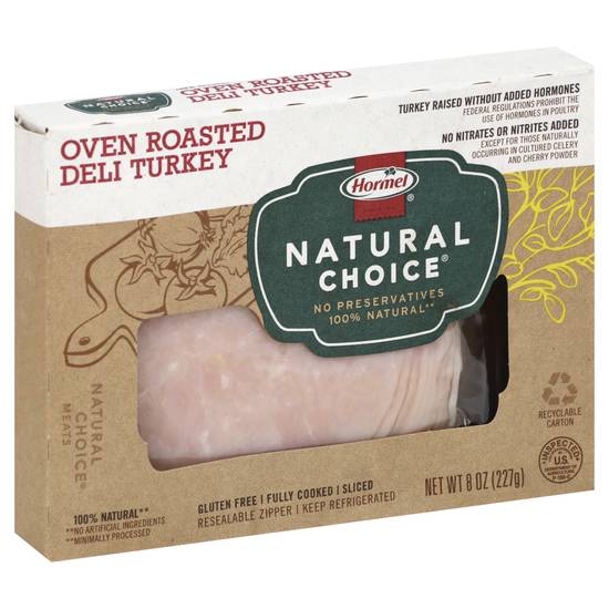 Hormel Natural Choice Oven Roasted Deli Turkey Slices