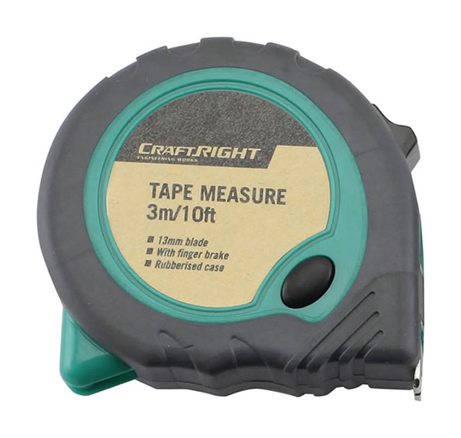 Craftright 3m / 10ft Tape Measure